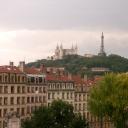 vue de la Croix-Rousse ; rue Burdeau